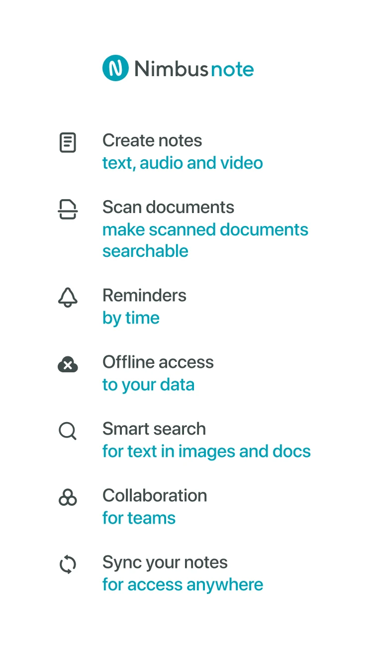 Nimbus Note - Useful notepad screenshot