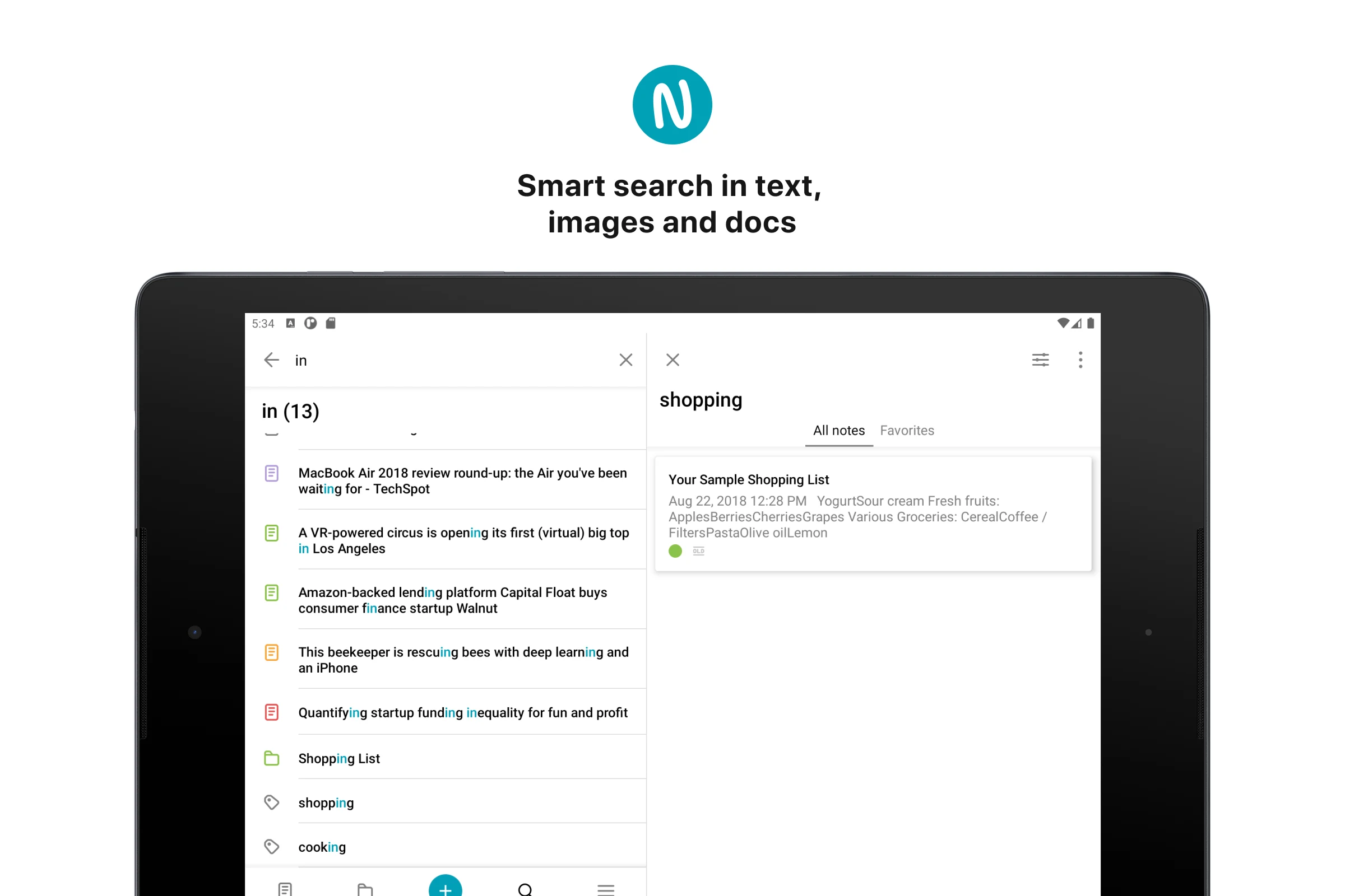 Nimbus Note - Useful notepad screenshot