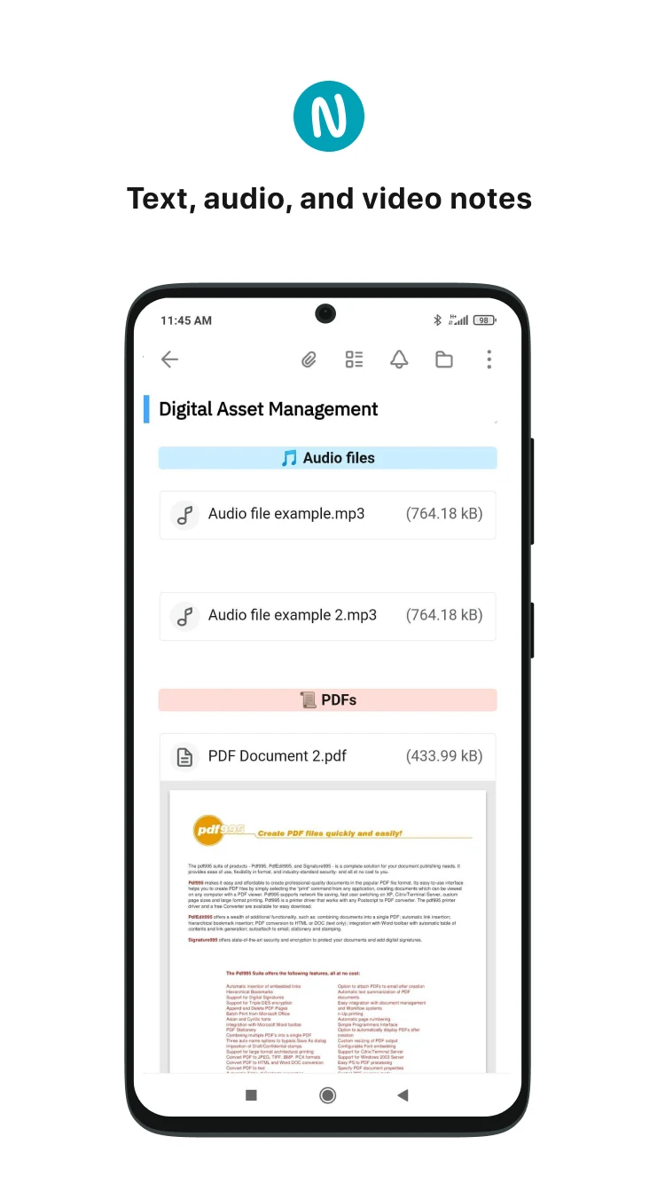 Nimbus Note - Useful notepad screenshot