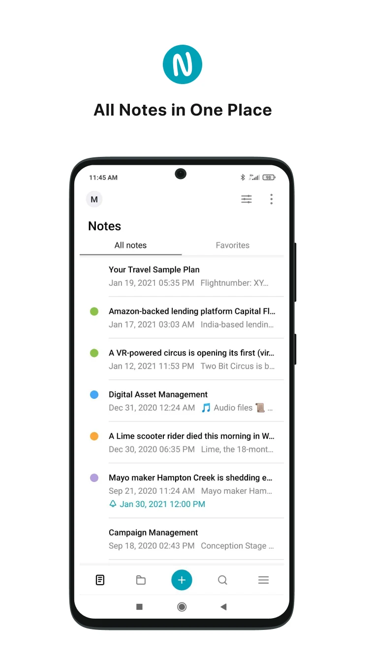 Nimbus Note - Useful notepad screenshot