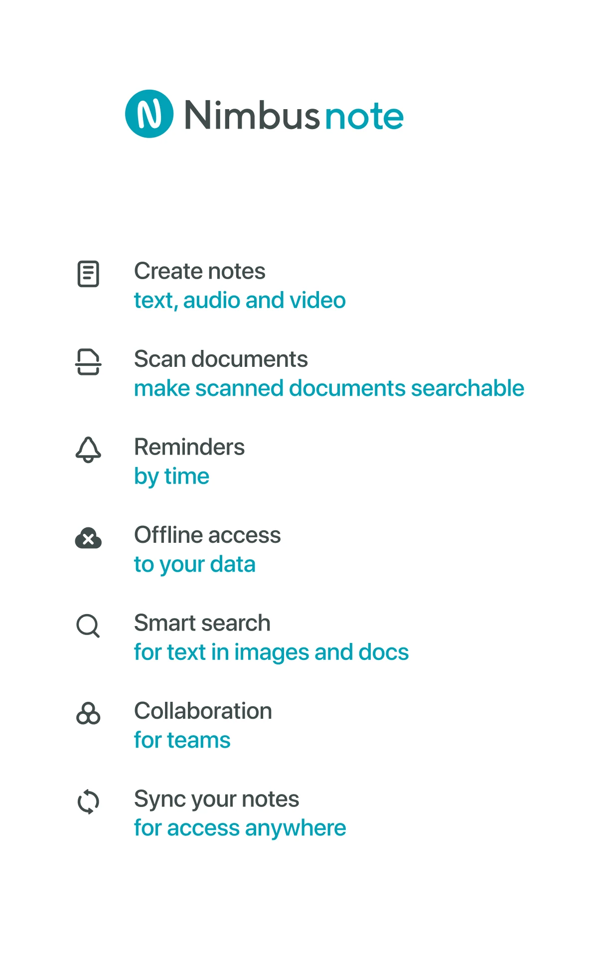 Nimbus Note - Useful notepad screenshot