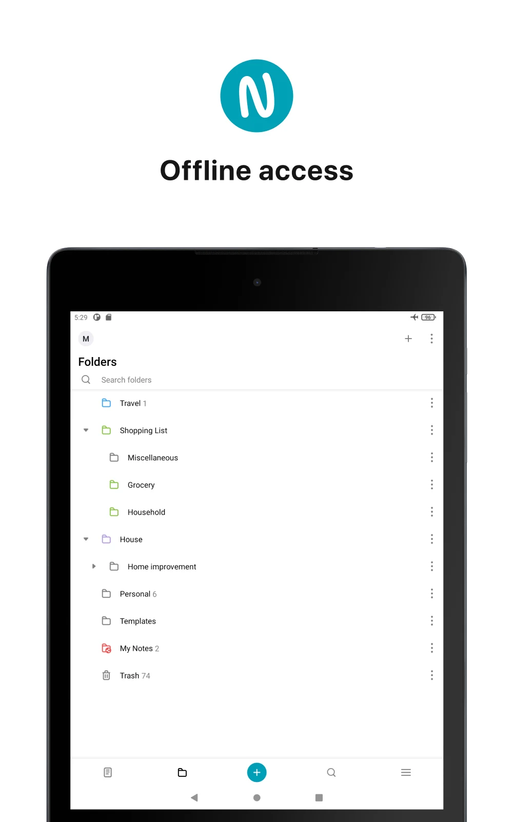Nimbus Note - Useful notepad screenshot
